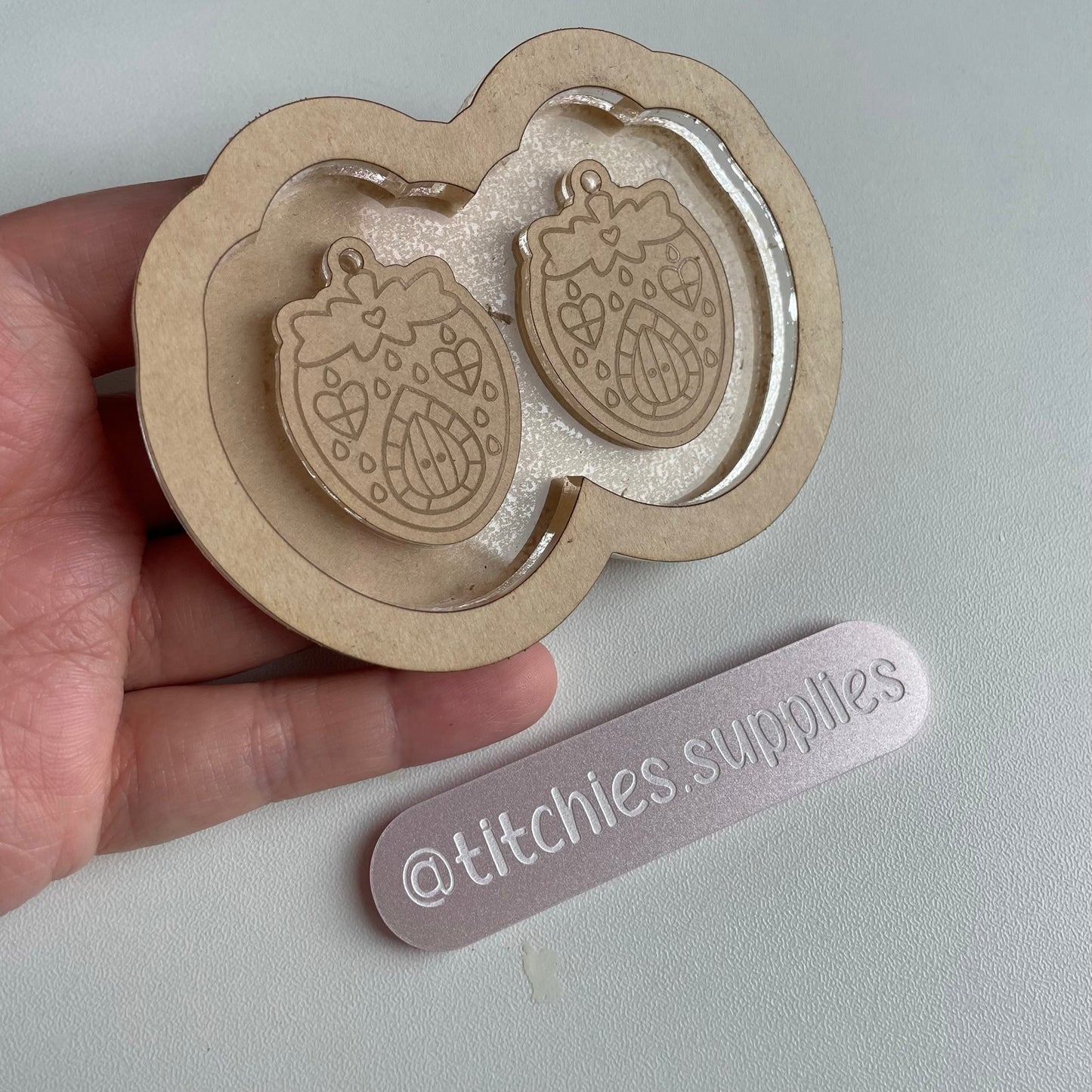 Strawberry Cottage Earring Mould