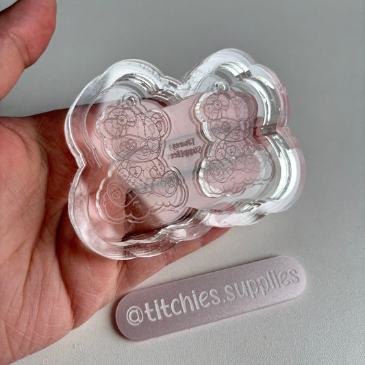 Spooky Teddy Earring Mould