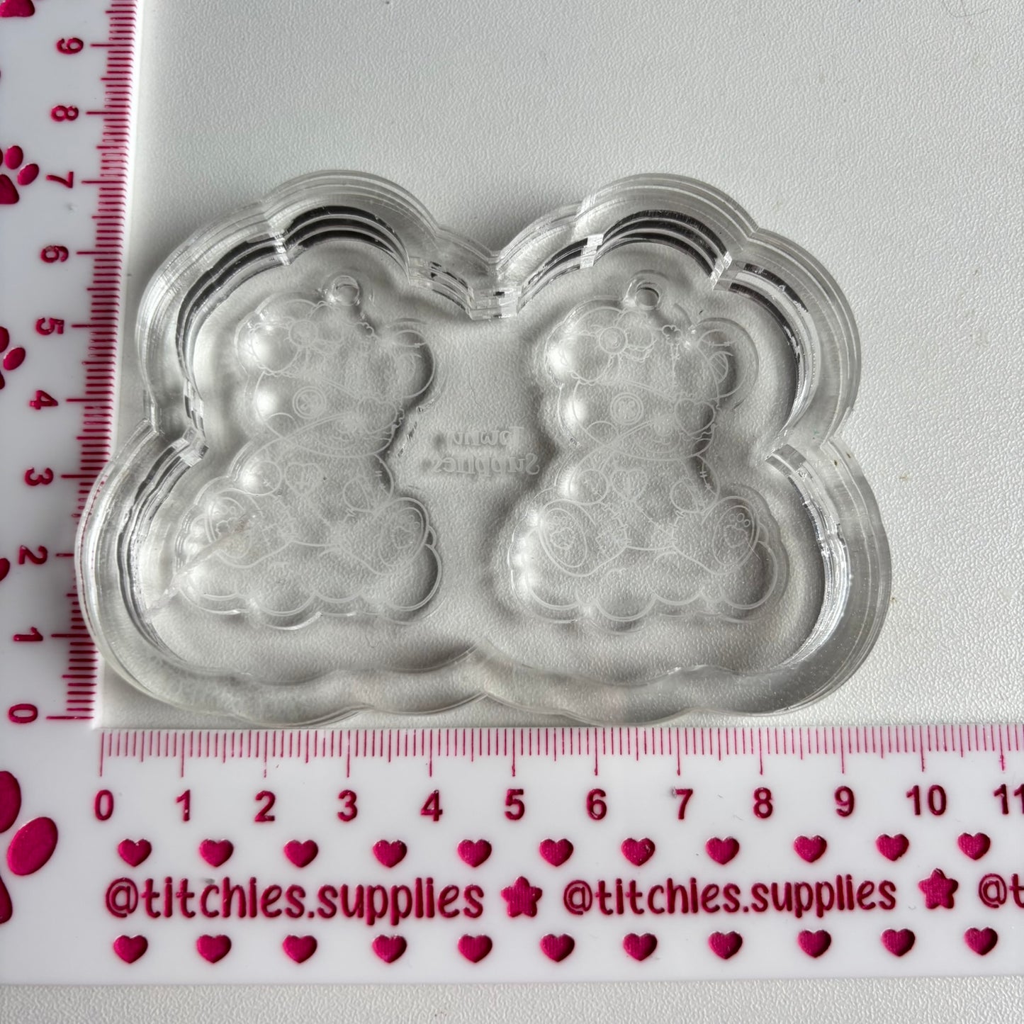 Spooky Teddy Earring Mould