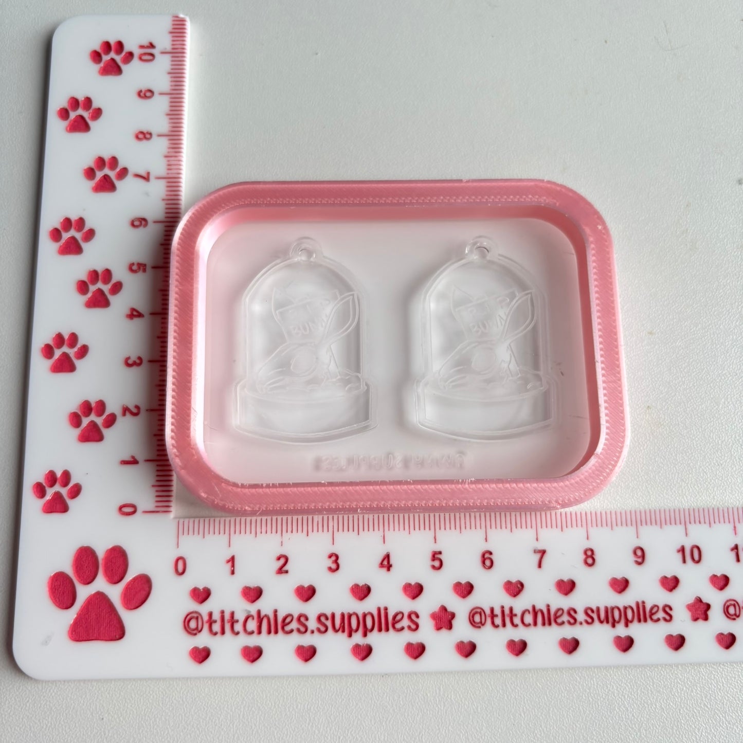 RIP Bunny Jar Earring Mould