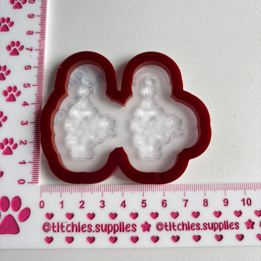 Clown Earring Mould