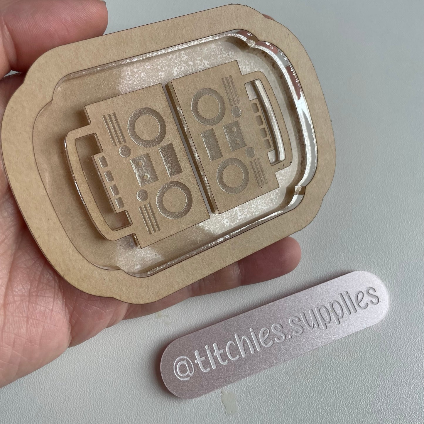 Boombox Earring Mould