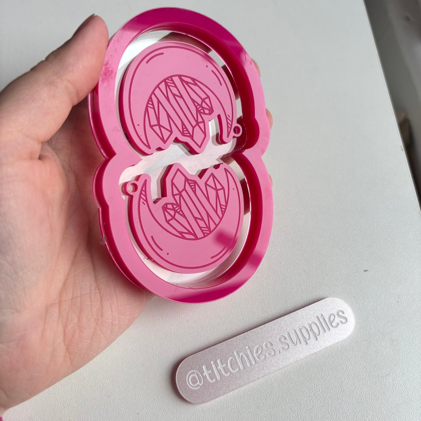 Crystal Moon Earring Mould