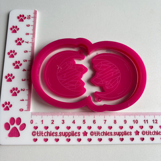 Crystal Moon Earring Mould