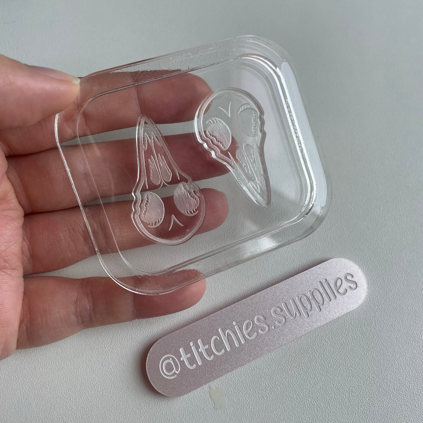 Bird Skull Earring Mould