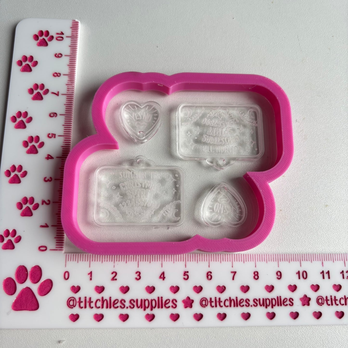 Festive Ouija Earring Mould