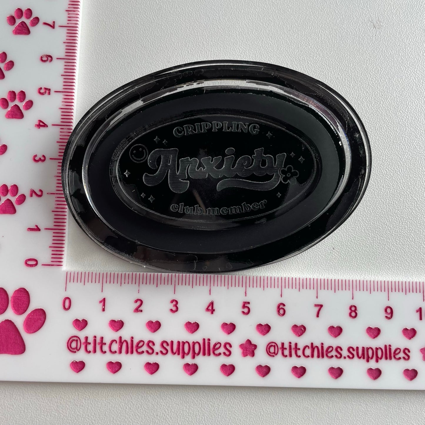Crippling Anxiety Club Mould, 5mm Thick