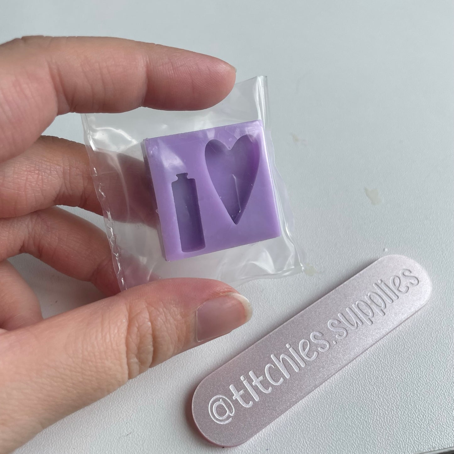 Destash Mold - Heart + Candle