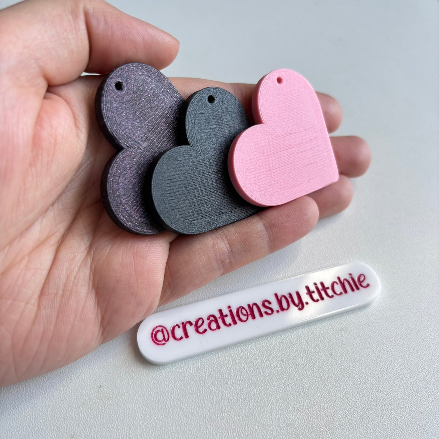 NFC Electronic Business Card Tags - Plain Heart