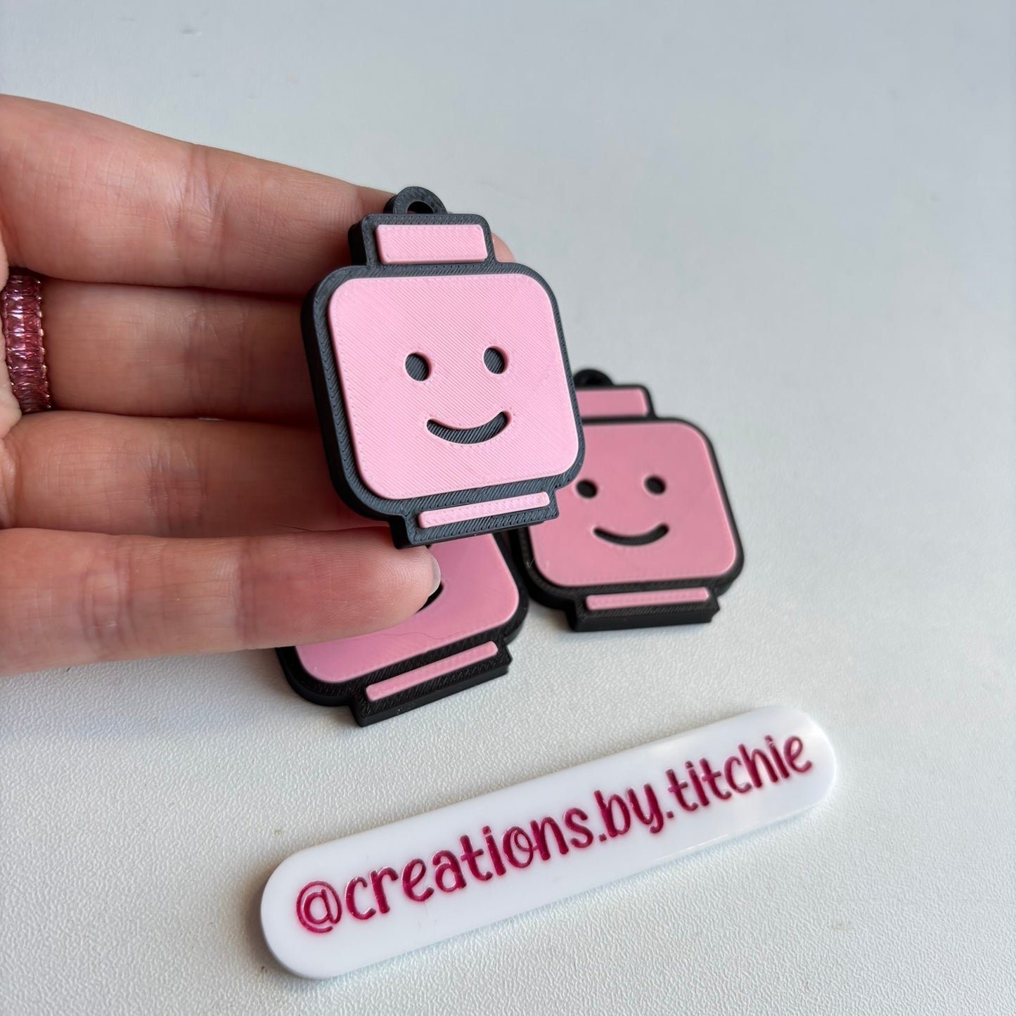 NFC Electronic Business Card Tags - Brick Face