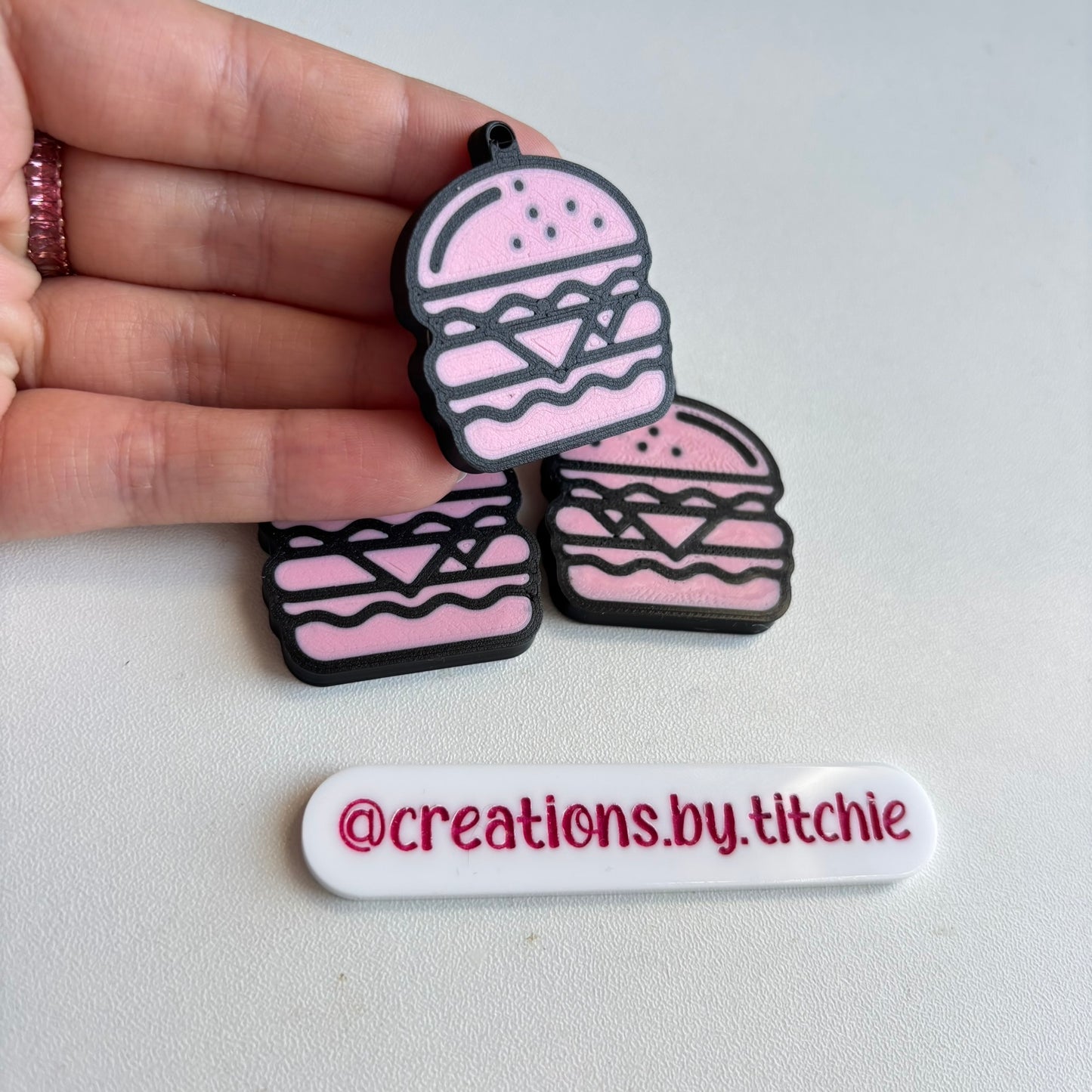 NFC Electronic Business Card Tags - Burger