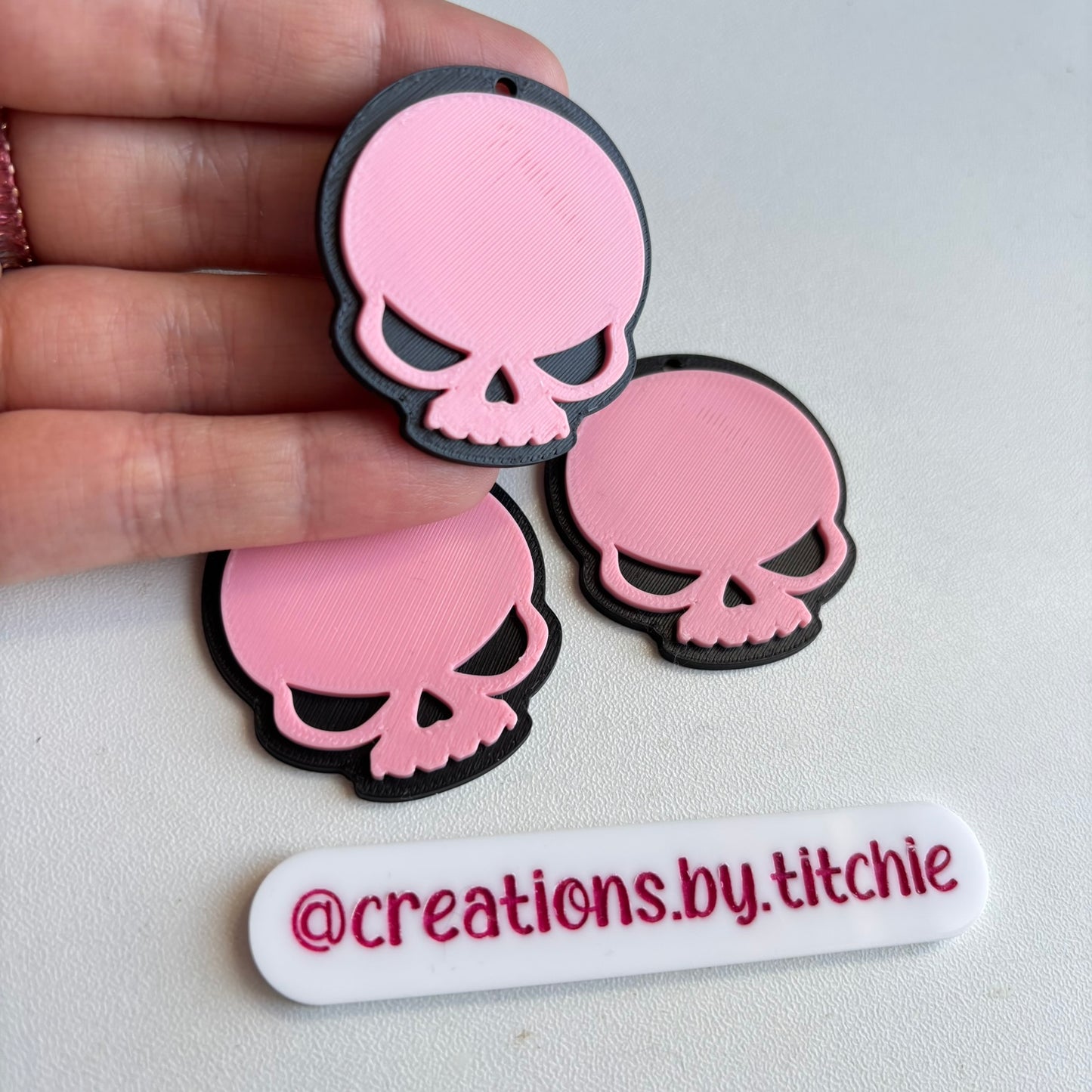 NFC Electronic Business Card Tags - Skull