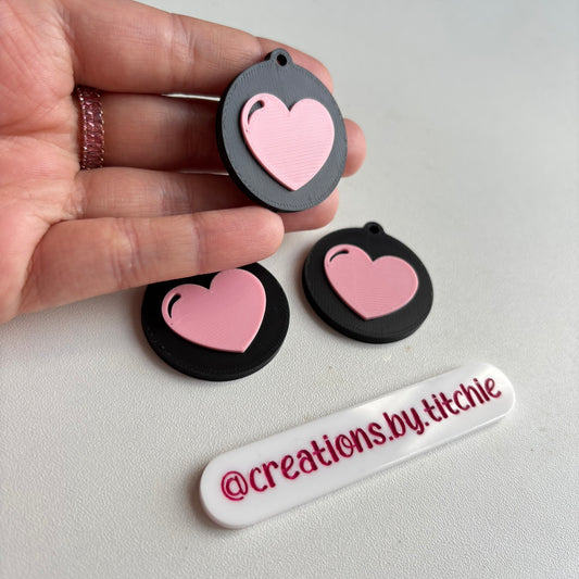NFC Electronic Business Card Tags - Mini Heart