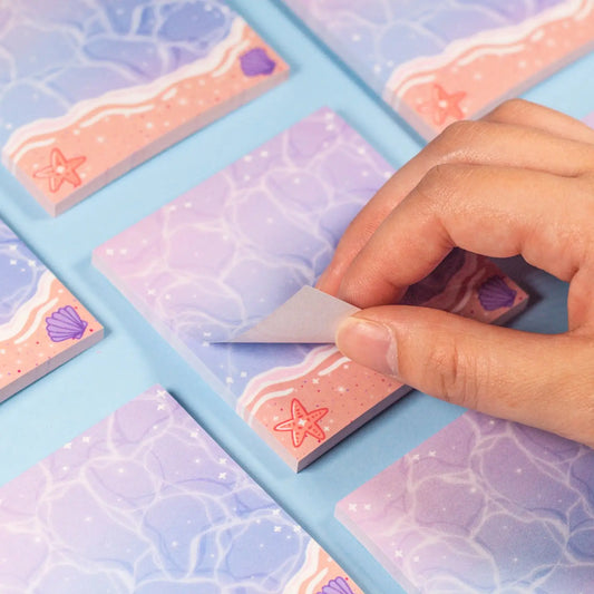 Unicorn Eclipse - Beach Sticky Notes