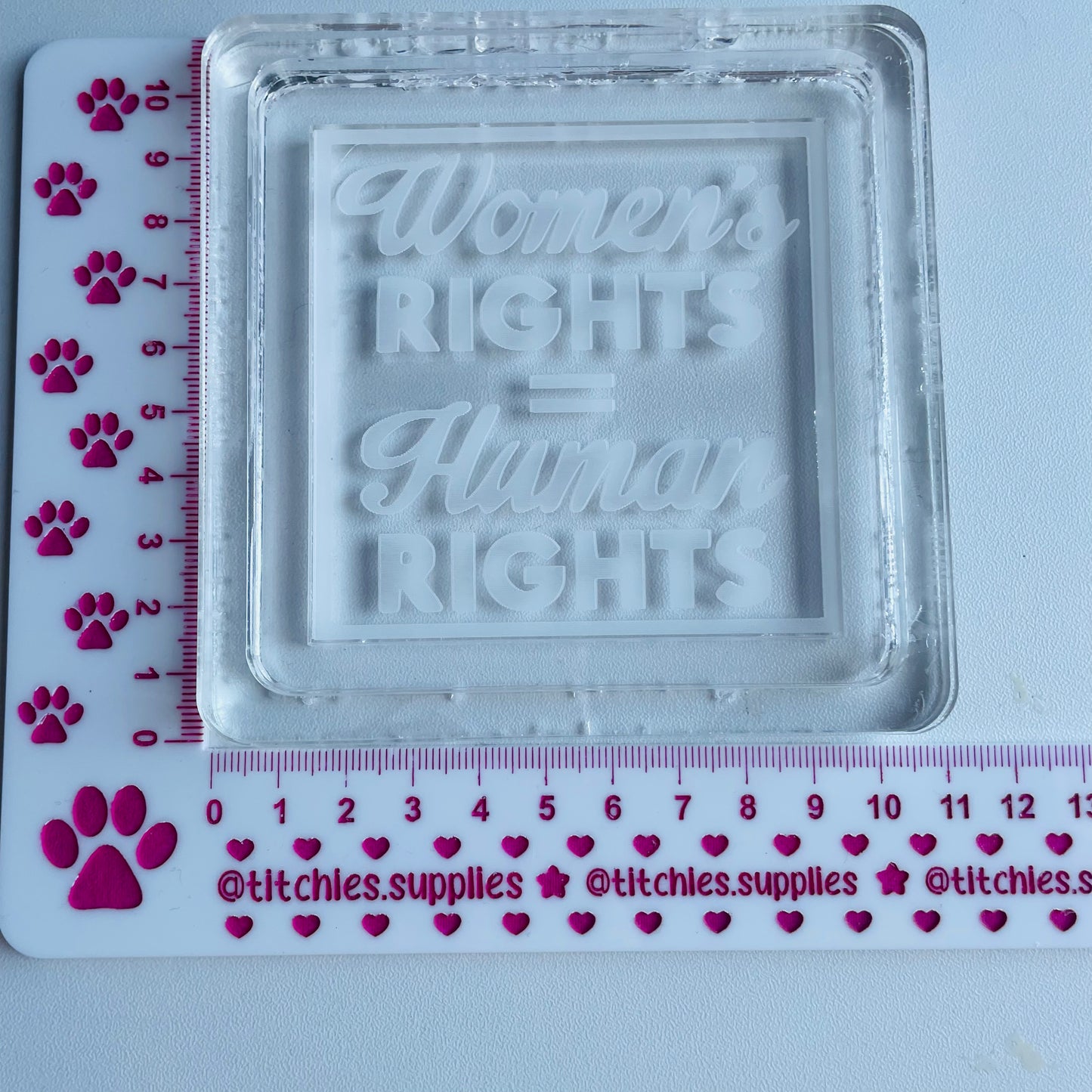 Women’s Rights Coaster Mould, 5mm Thick