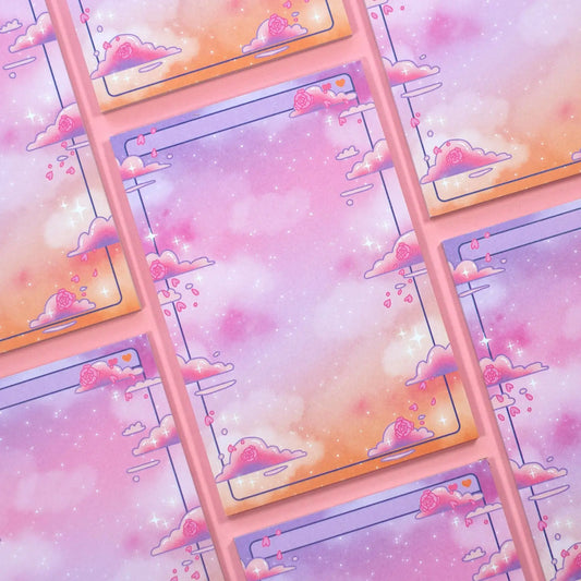 Unicorn Eclipse - Rose Sky Notepad