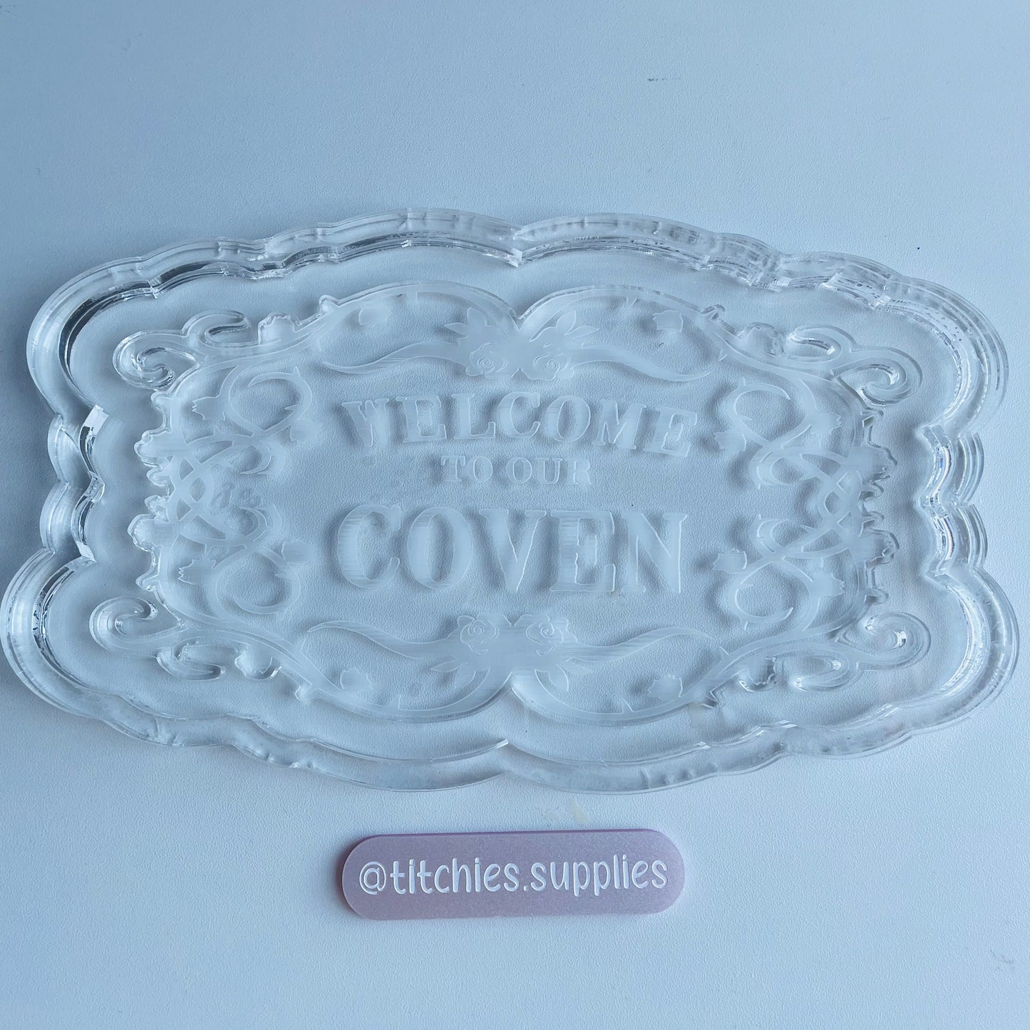 Welcome to our Coven Wall Hanging Plaque Mould, 6mm Thick