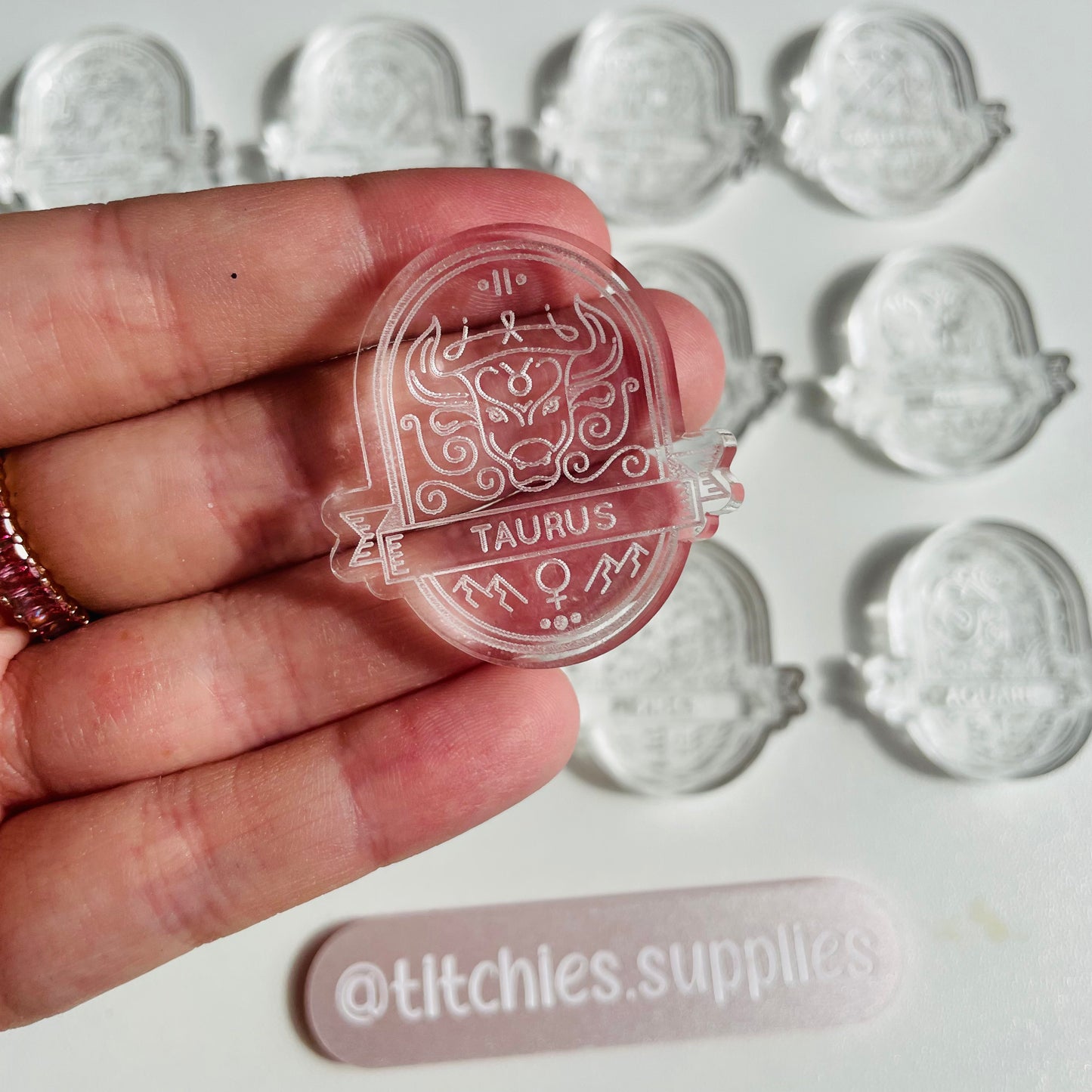 Star Signs Token Mould, 6mm Thick, Singles or Palette