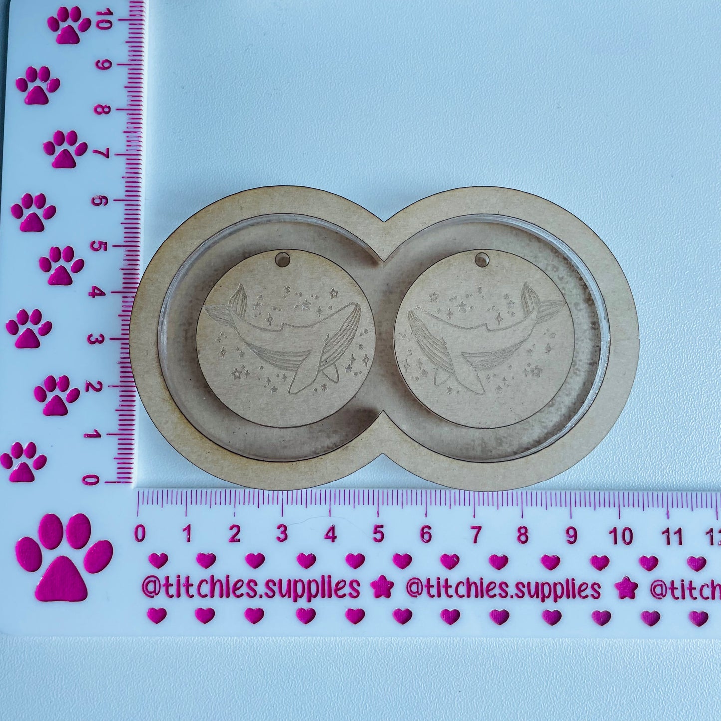 Whale Disks Earring Mould