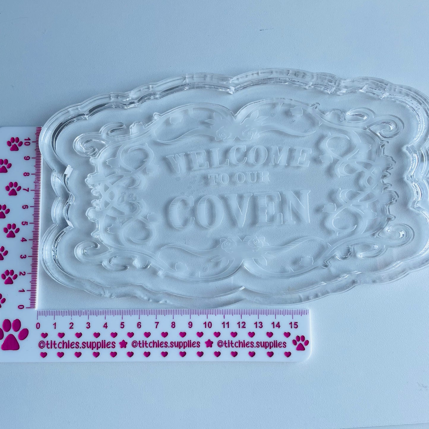 Welcome to our Coven Wall Hanging Plaque Mould, 6mm Thick