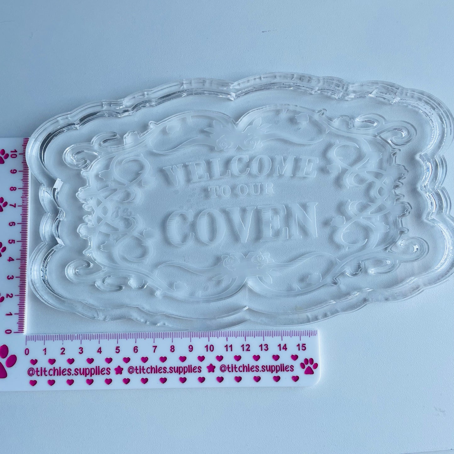 Welcome to our Coven Wall Hanging Plaque Mould, 6mm Thick