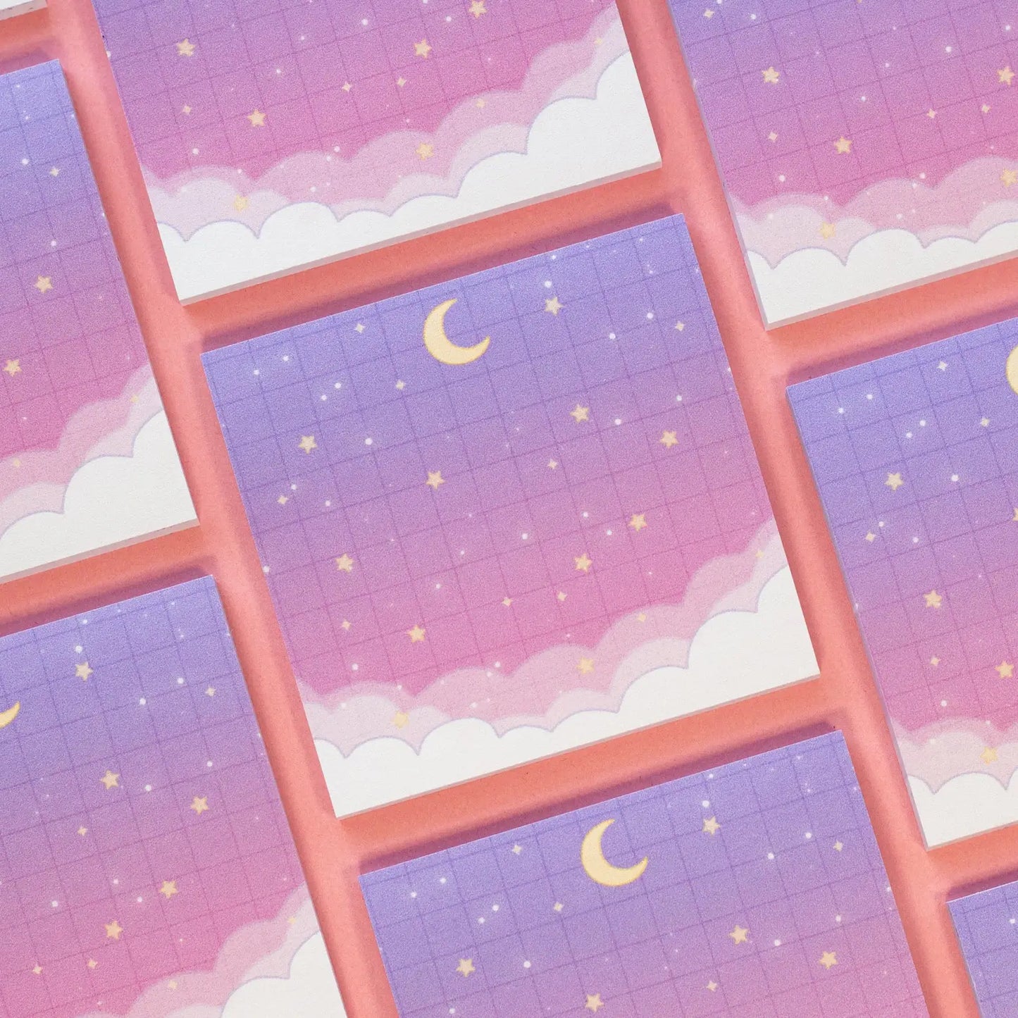 Unicorn Eclipse - Purple Night Sky Sticky Notes