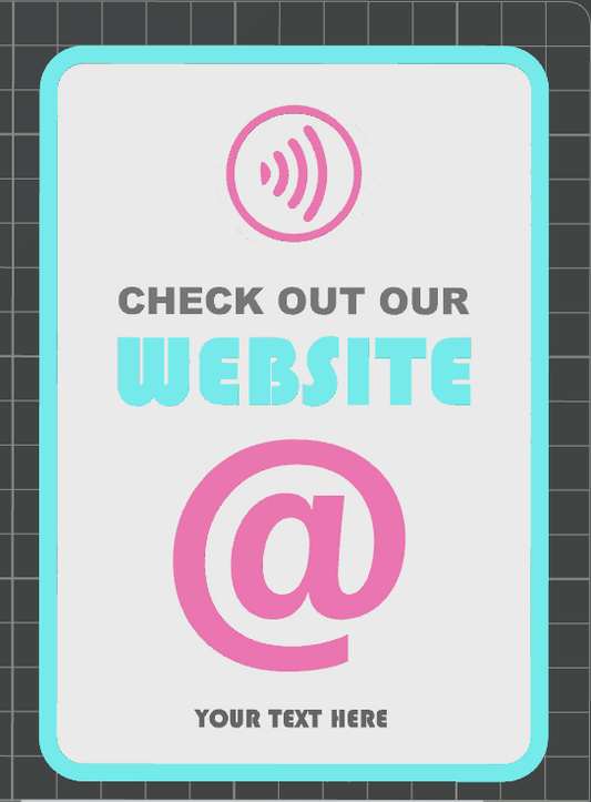 NFC Business Card Stand - Website