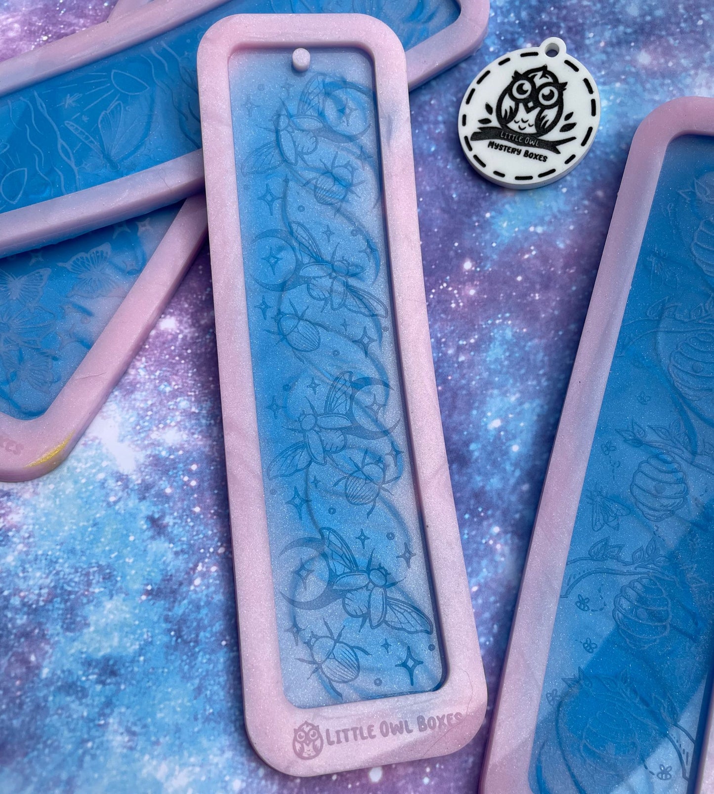 Little Owl Mould - Beautiful Bugs Scarab Beetle Bookmark