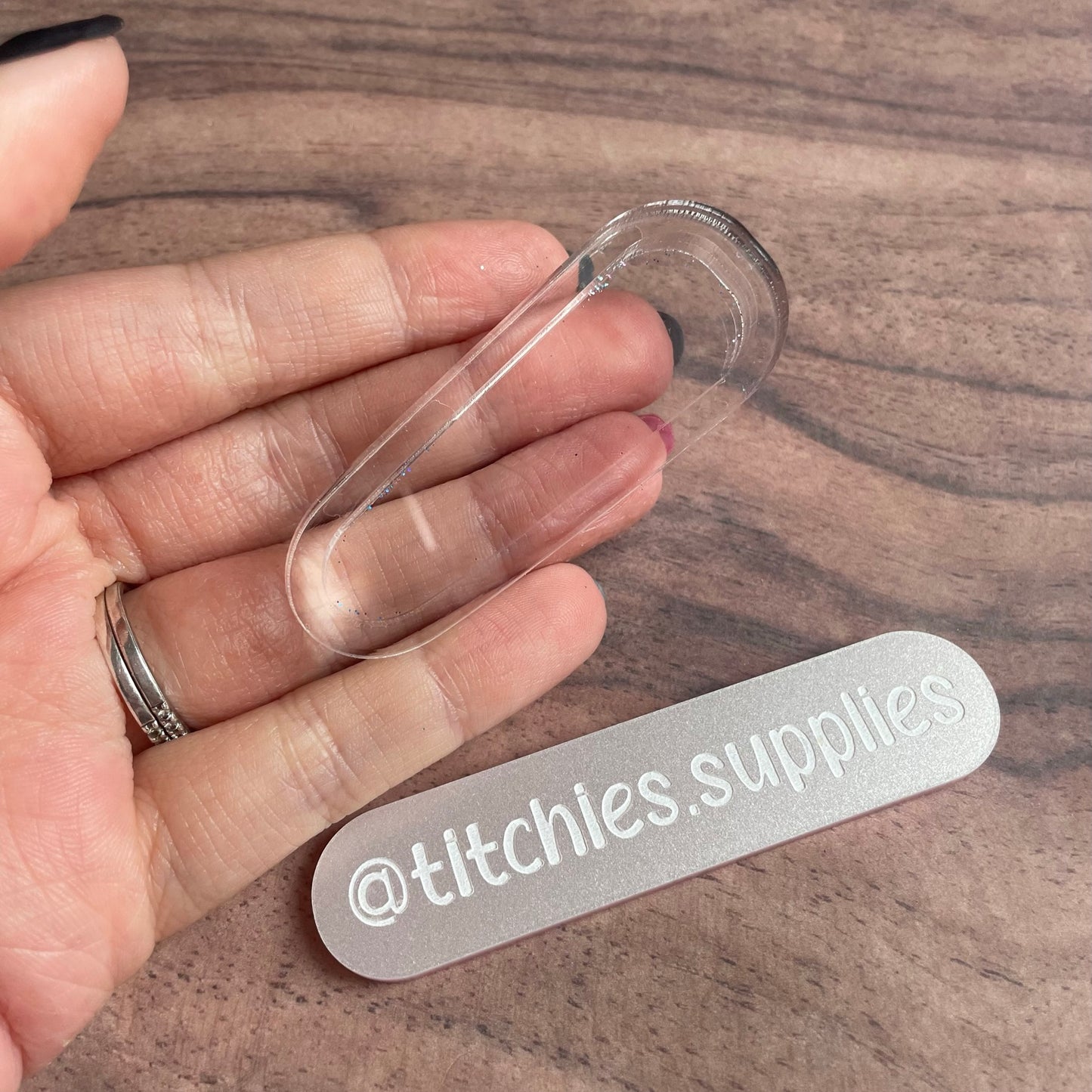 Barrette Hair Clip Shaker Mould