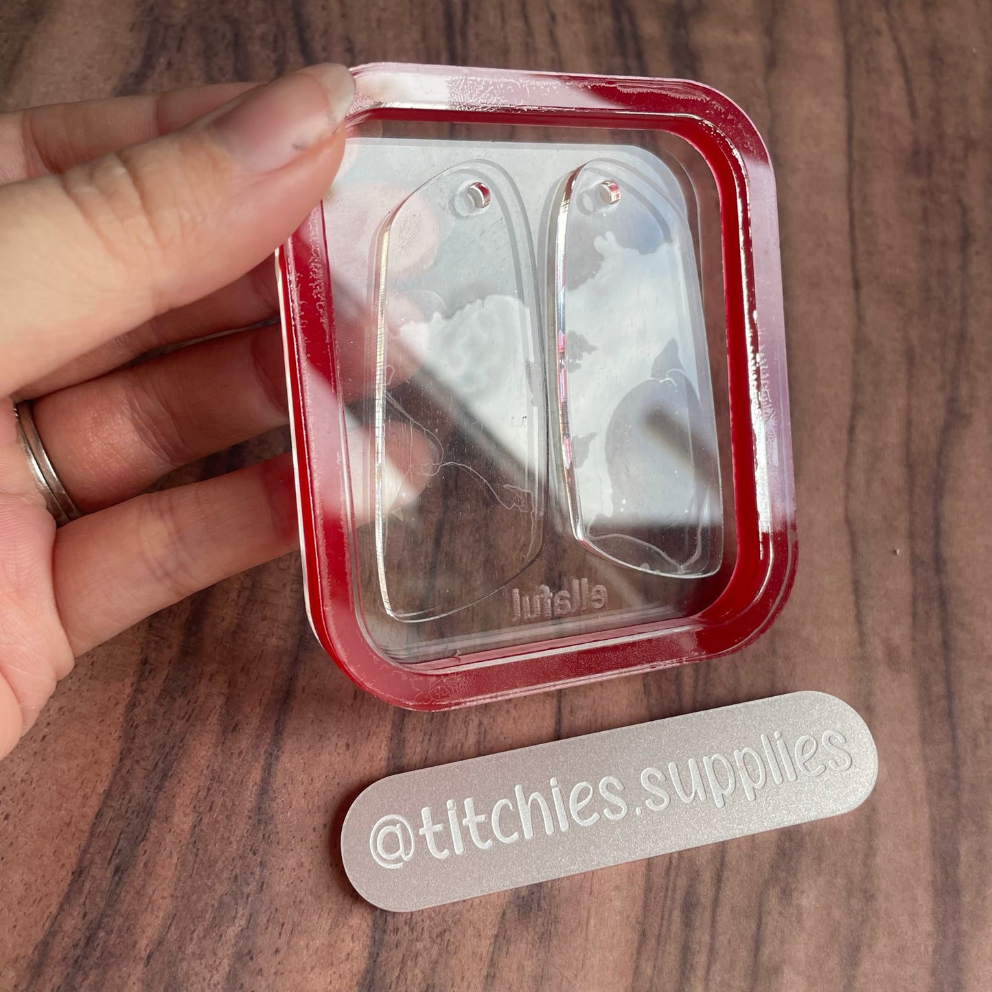 Large Off Rectangle Earring Mould