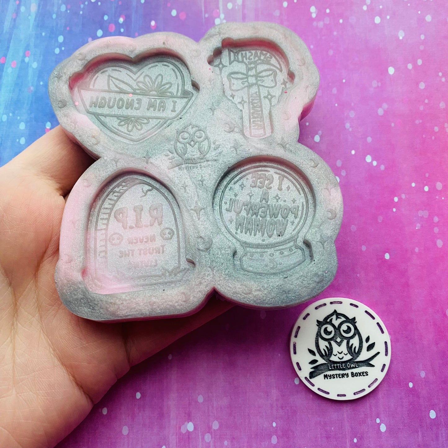 Little Owl Mould - Badass Babe Pin Palette
