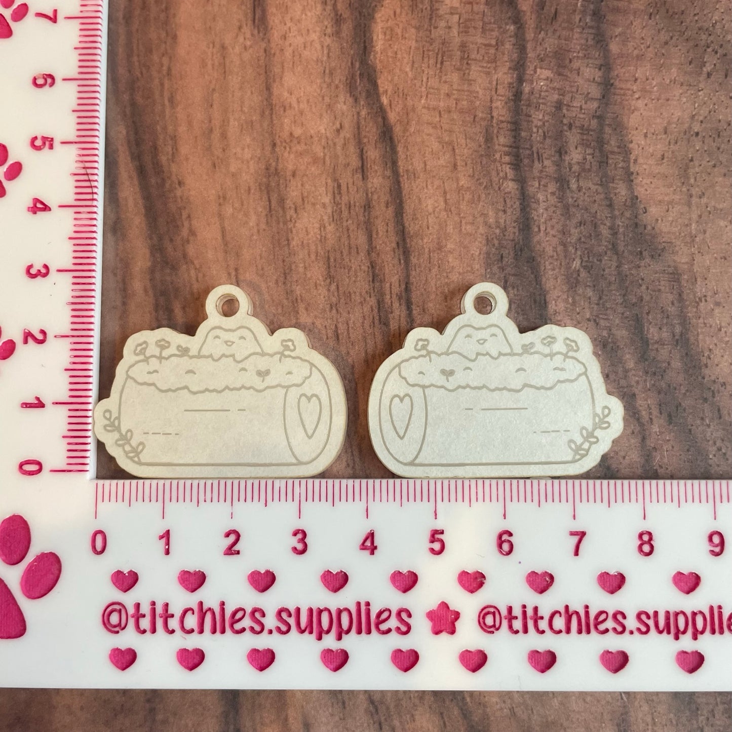 Frog On A Log Earring Mould