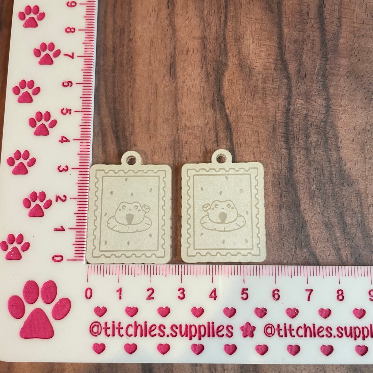 Frog Stamp Earring Mould