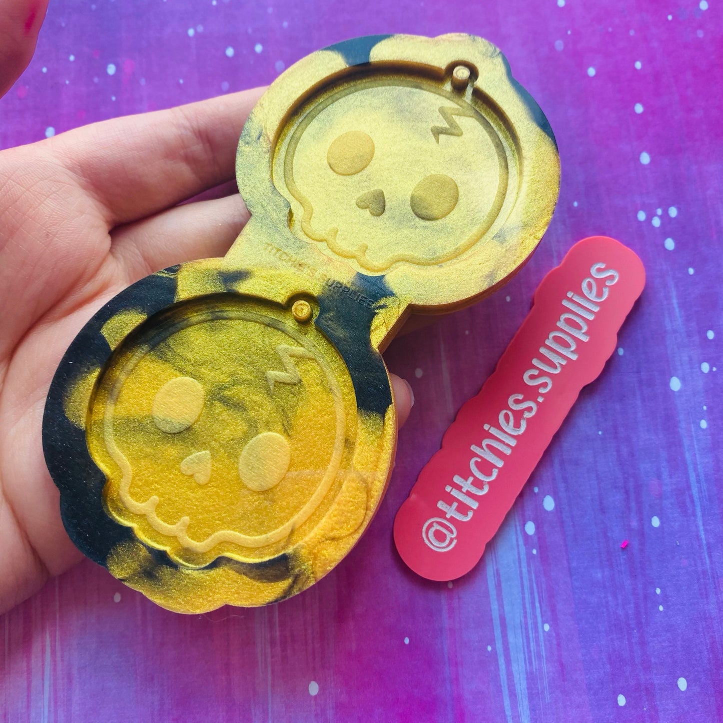 Kawaii Skull Earring Mould