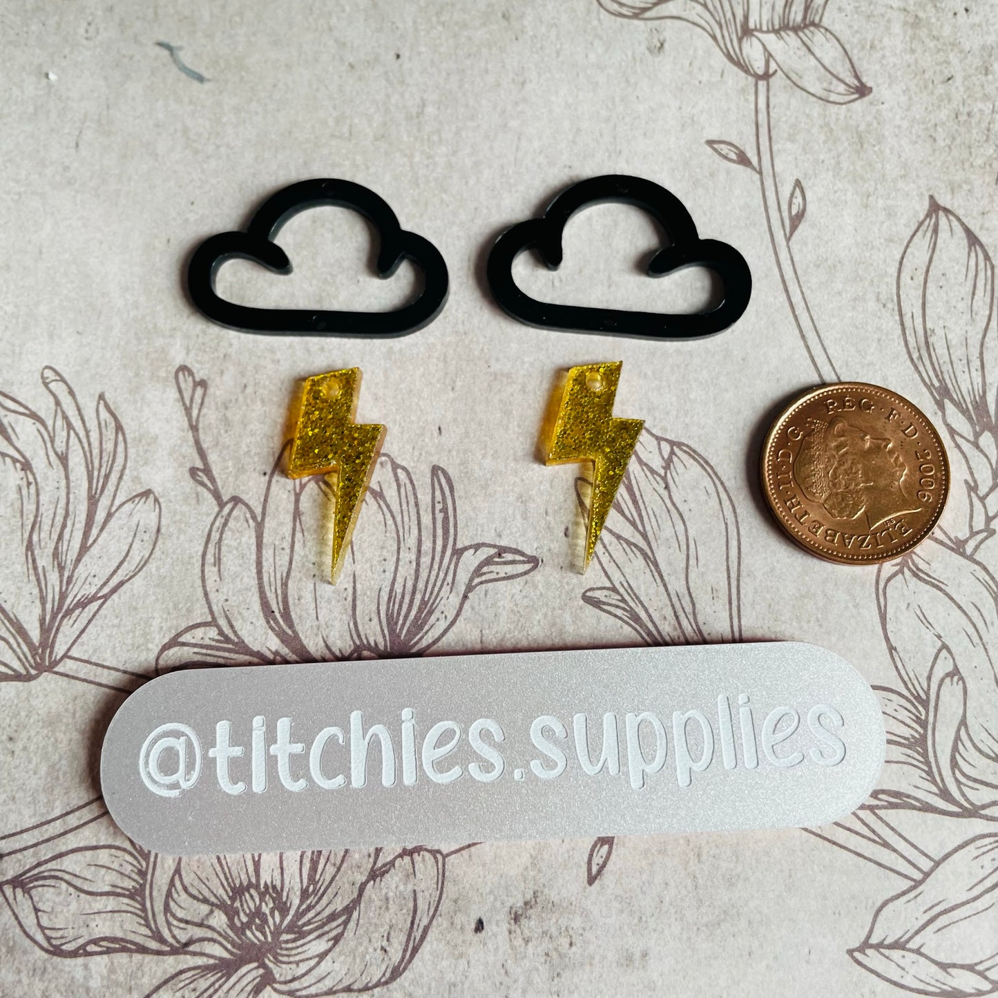 Lightning Cloud Earring Mould