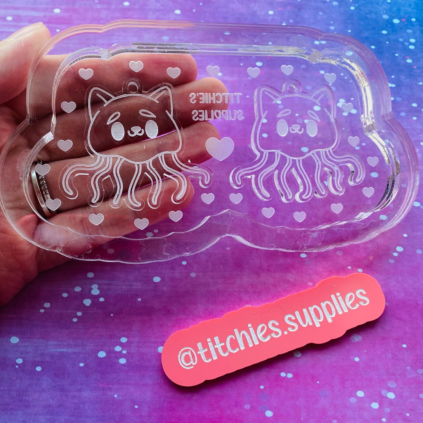 Jelly Cat Earring Mould - Nichiiexe Designs