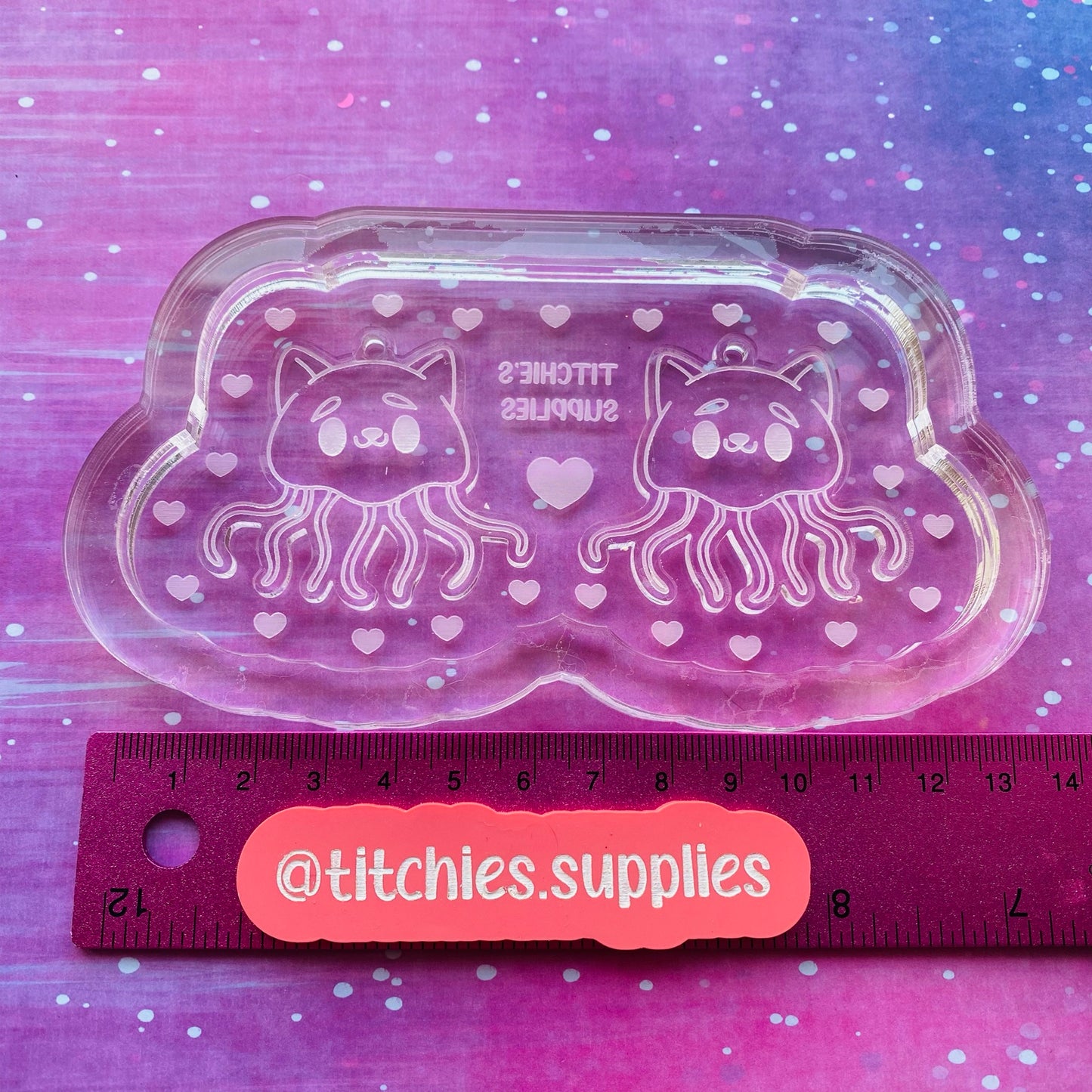 Jelly Cat Earring Mould - Nichiiexe Designs