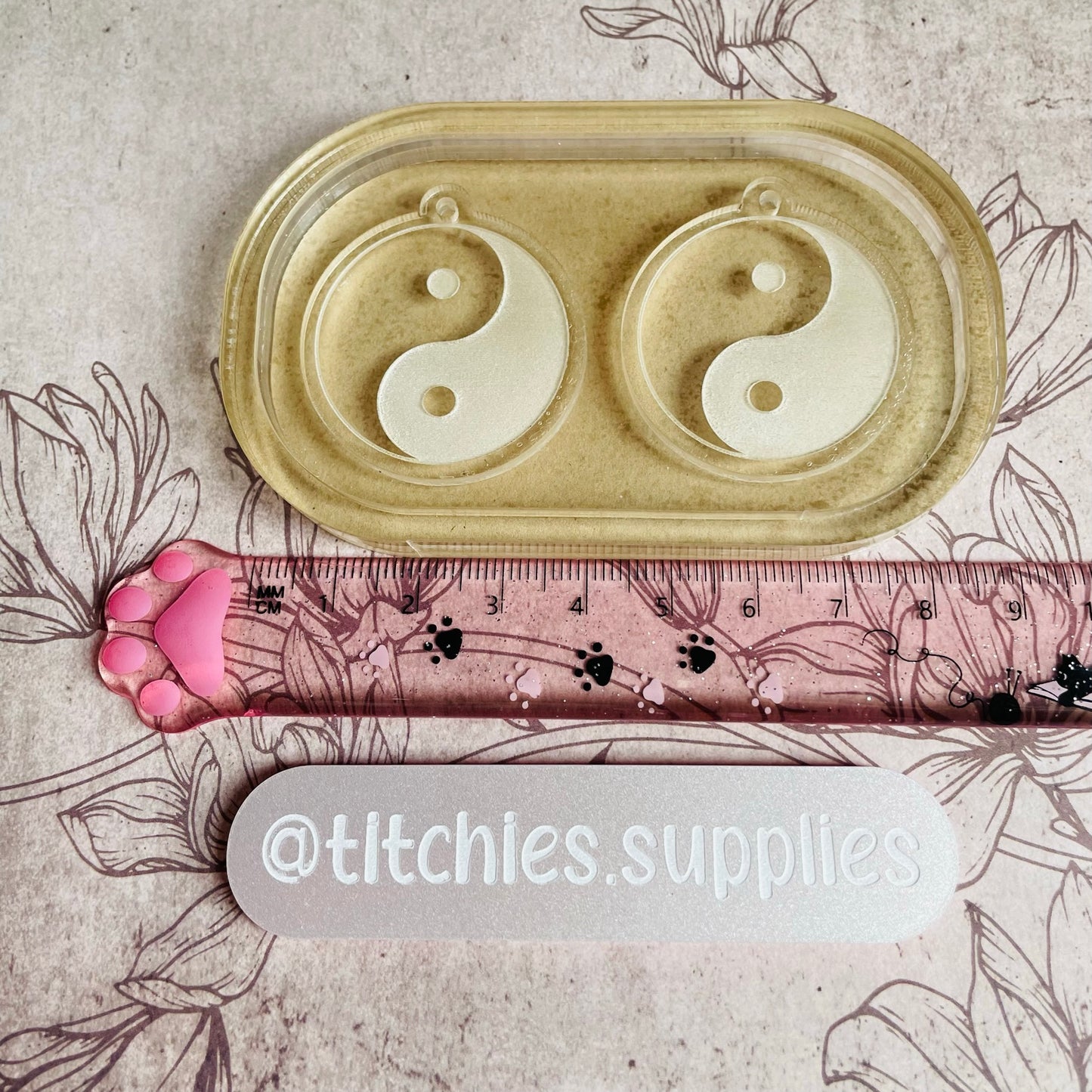 Yin Yang Earring Mould
