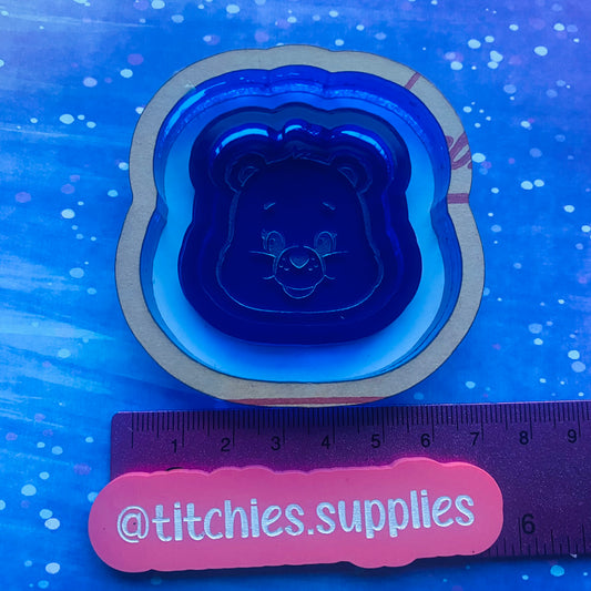 Large Bear Face Shaker Mould