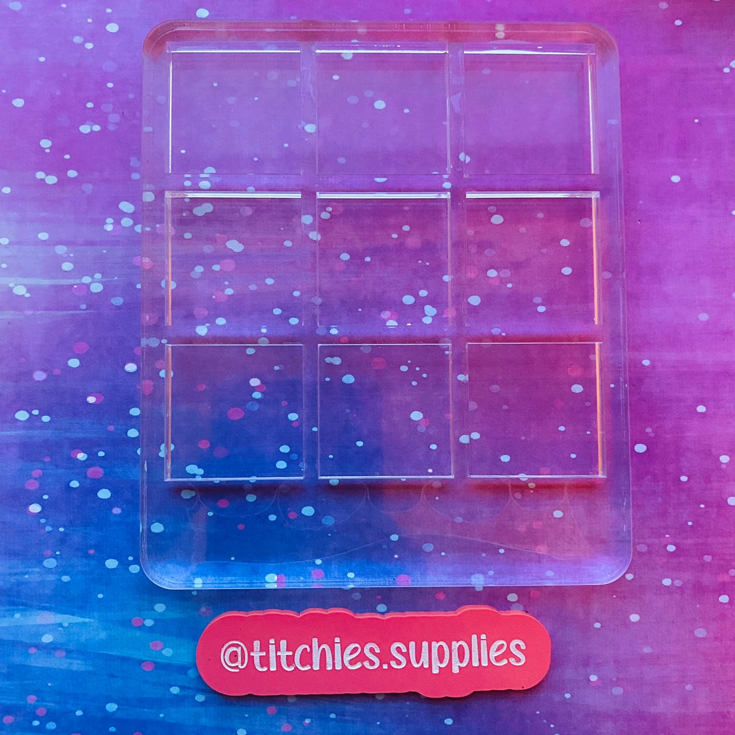 Noughts and Crosses Mould, 9mm Thick, choose your counters
