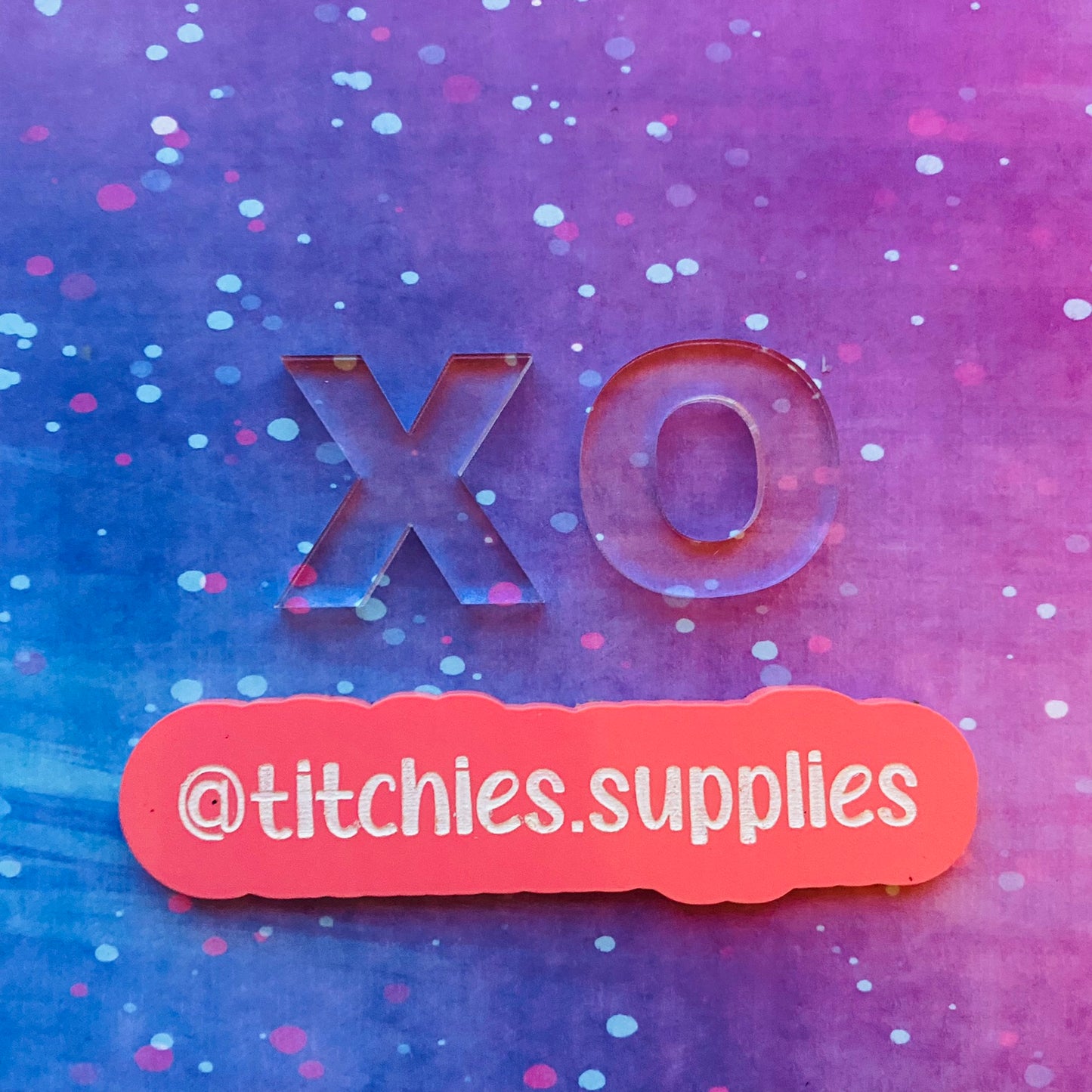 Noughts and Crosses Mould, 9mm Thick, choose your counters