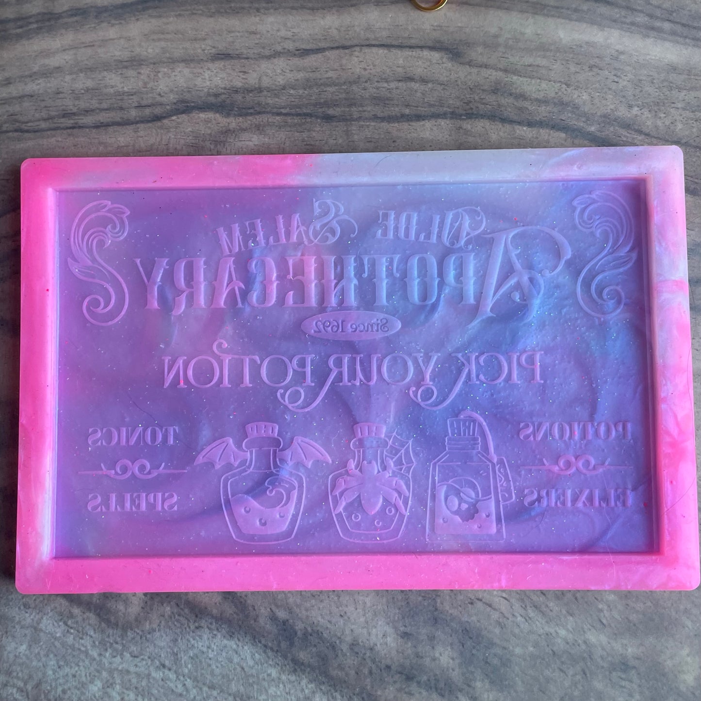 Old Salem Apothecary Wall Hanging/Plaque Mould, 5mm Thick
