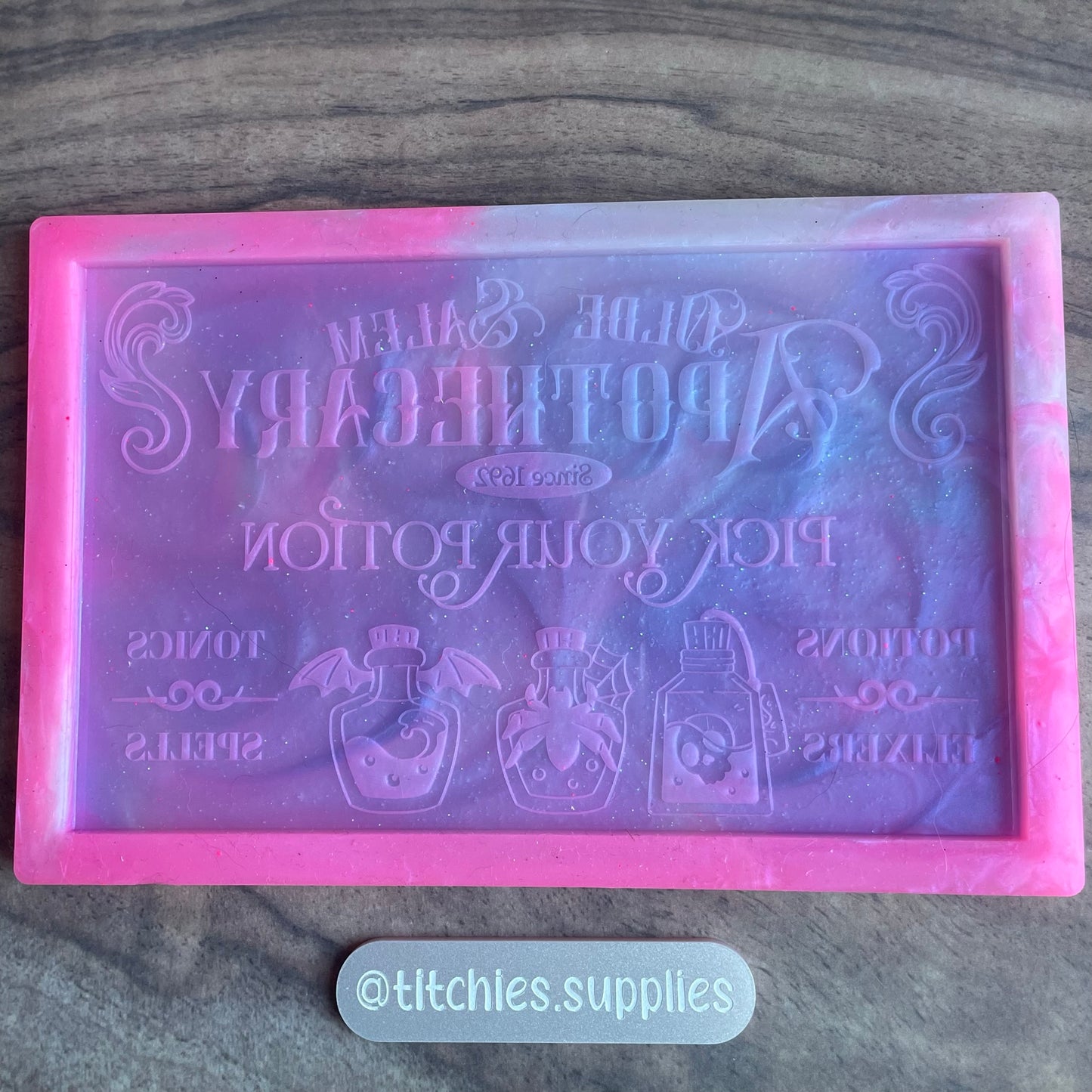 Old Salem Apothecary Wall Hanging/Plaque Mould, 5mm Thick
