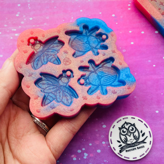 Little Owl Mould - Beautiful Bugs Beetles Earring Mould