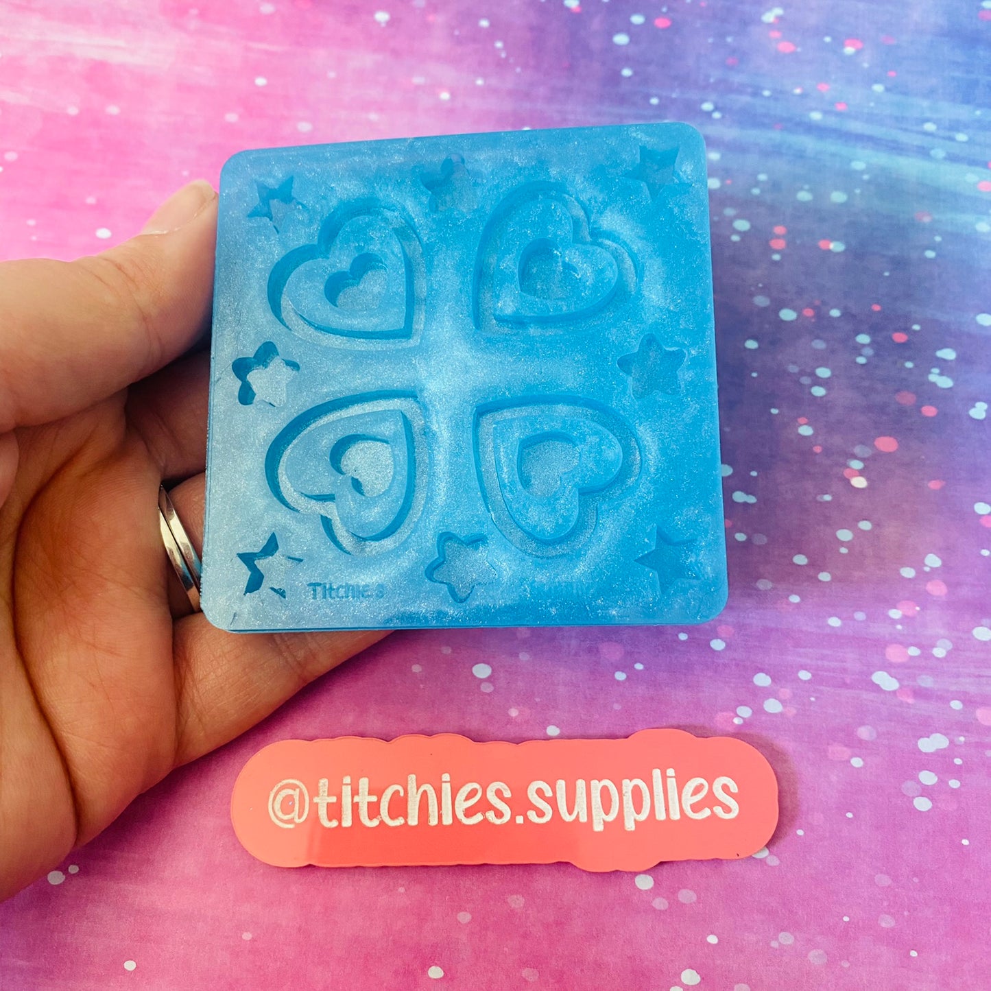 Hollow Heart Palette Mould