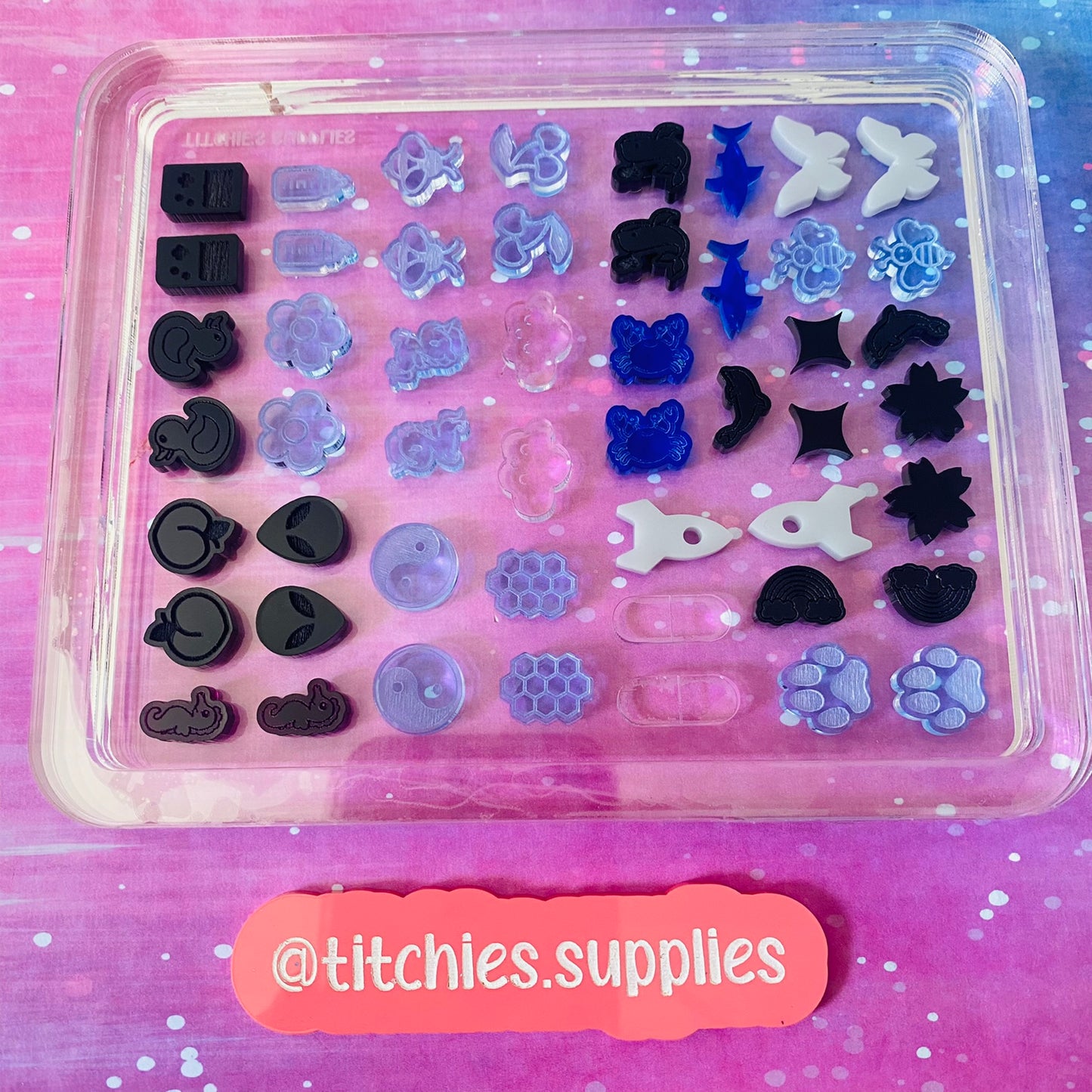 Large Bit of Everything Stud Earring/Shaker Filler Palette Mould