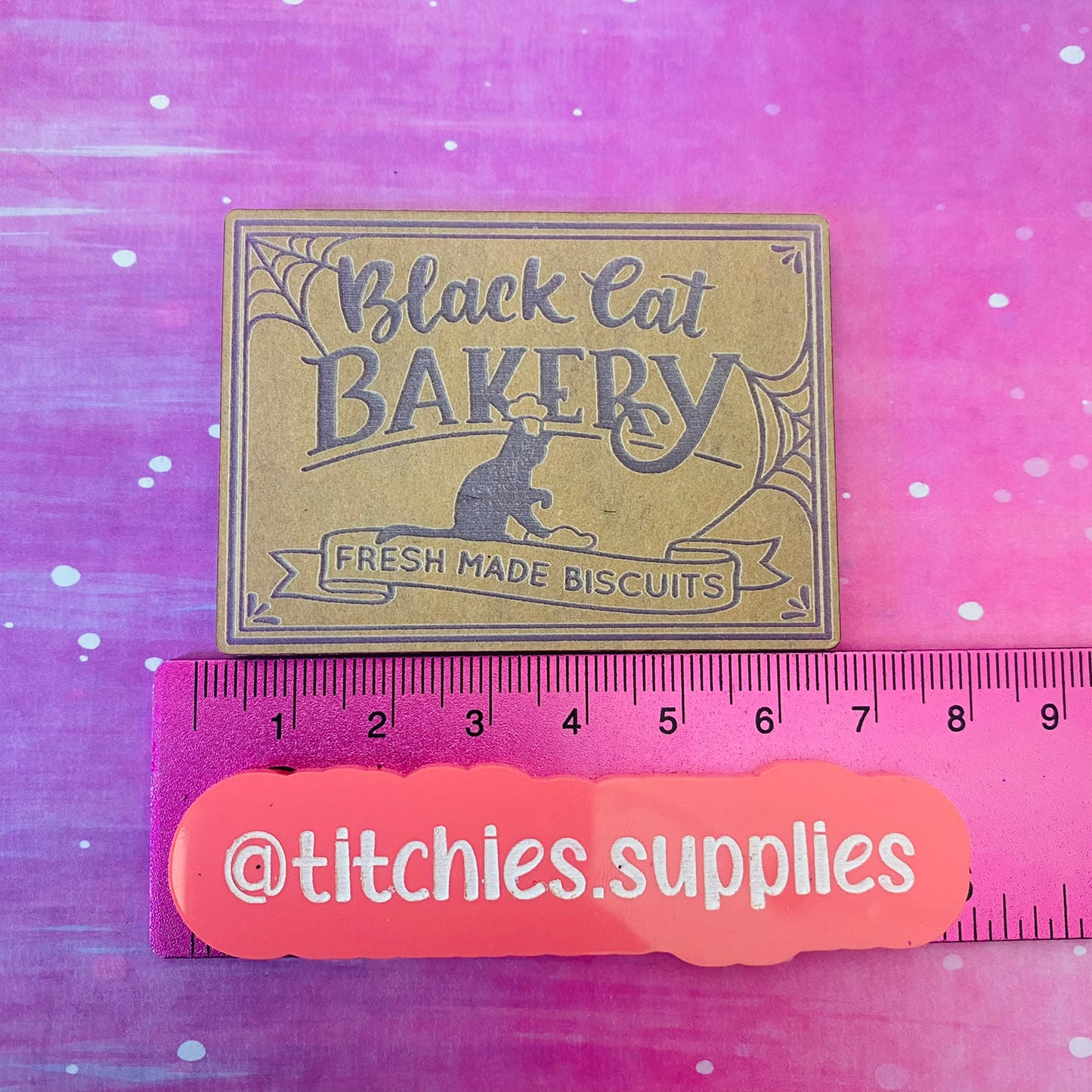 Black Cat Bakery Cab Mould, 6mm Thick
