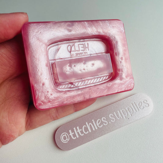 Name Tag Shaker Mould