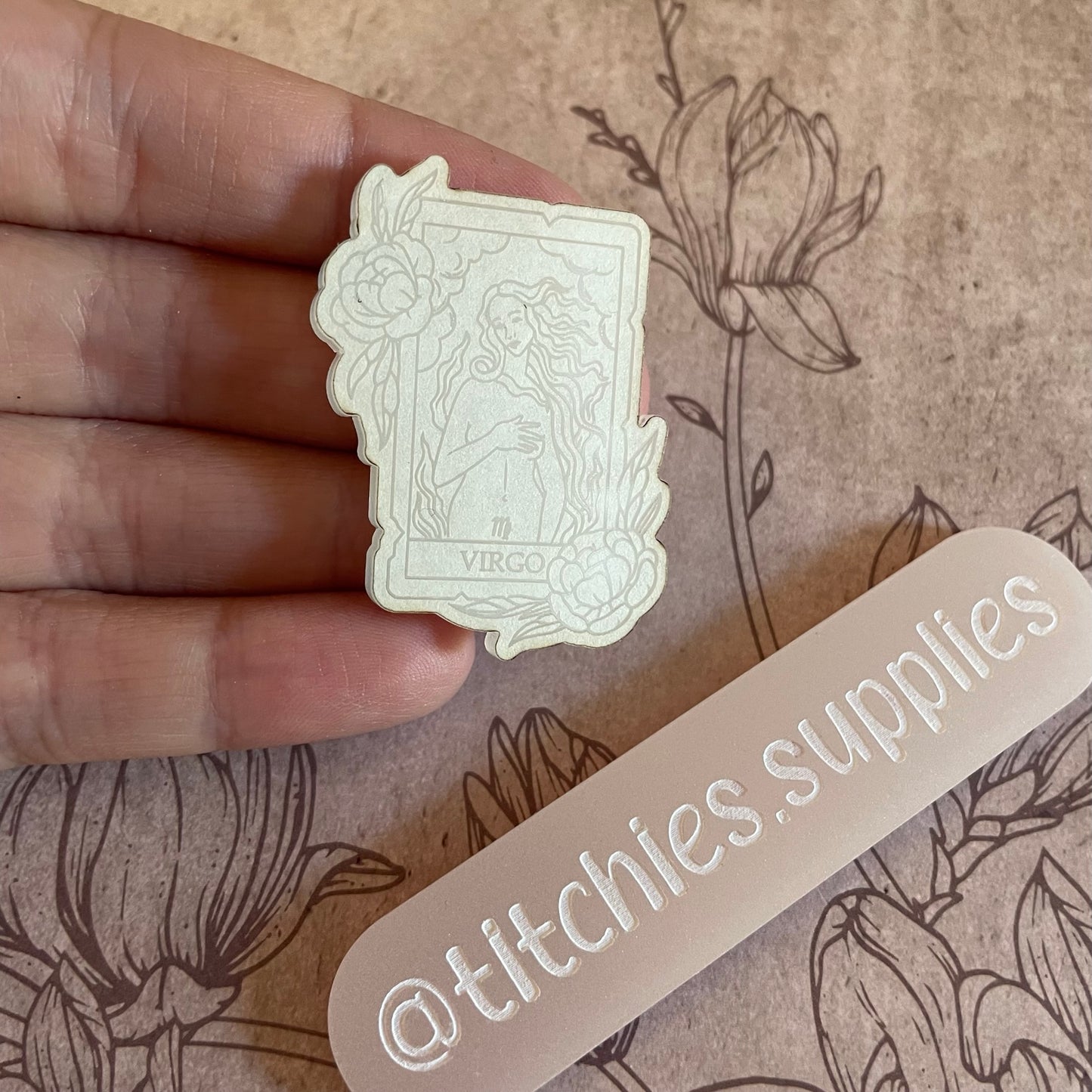 Star Sign Floral Tarot Cards Mould - Choose the Card