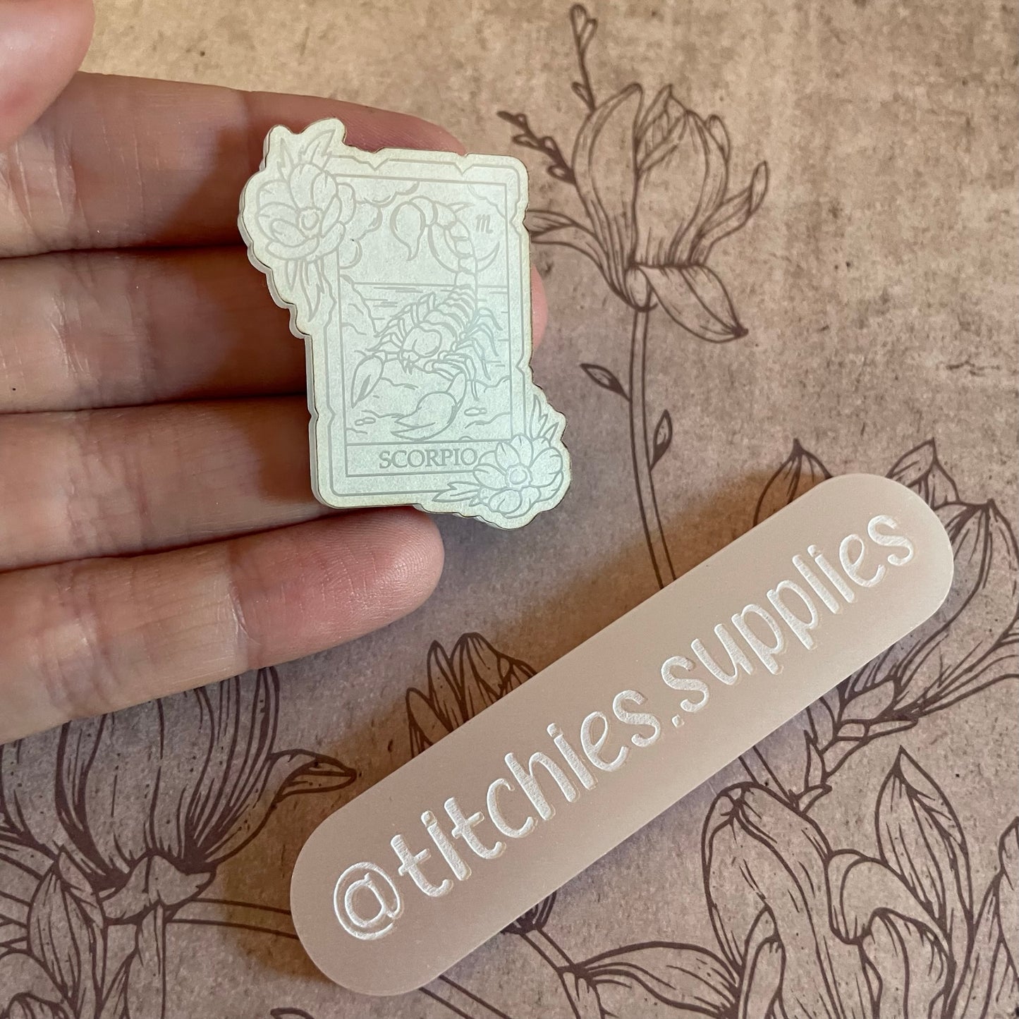 Star Sign Floral Tarot Cards Mould - Choose the Card